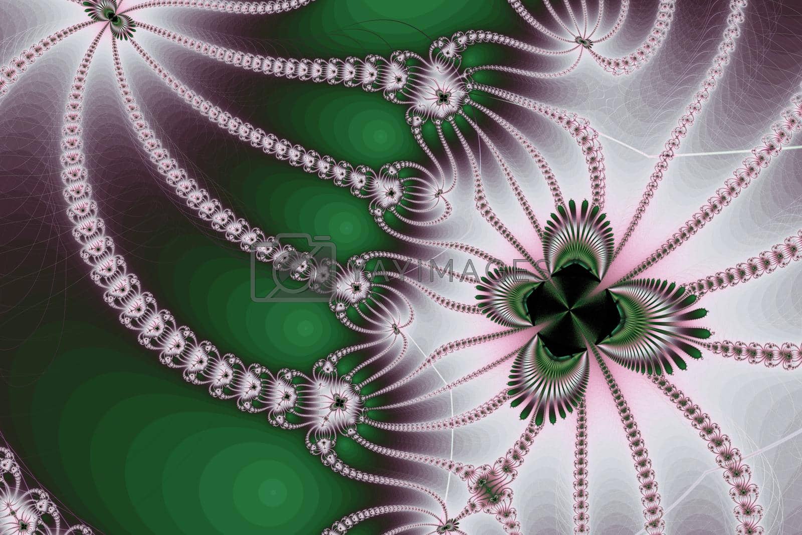 Royalty free image of Fractal image : beautiful patterns on bright background. by georgina198