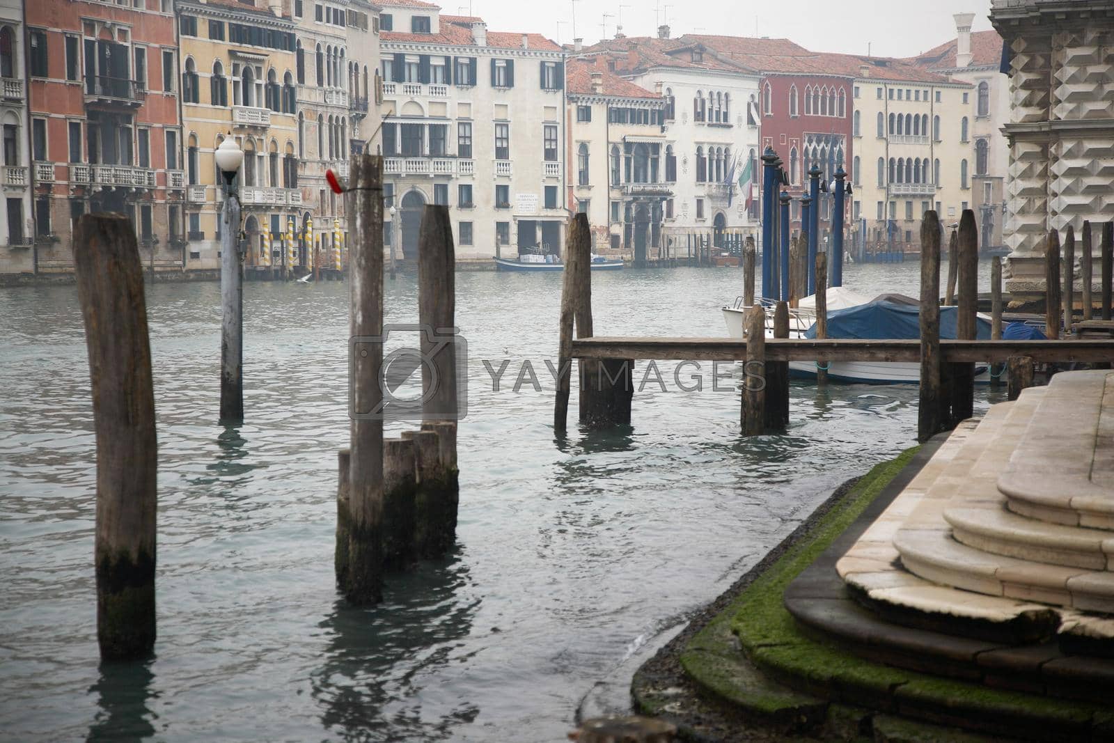 Royalty free image of Italy Venice on foggy day by moodboard