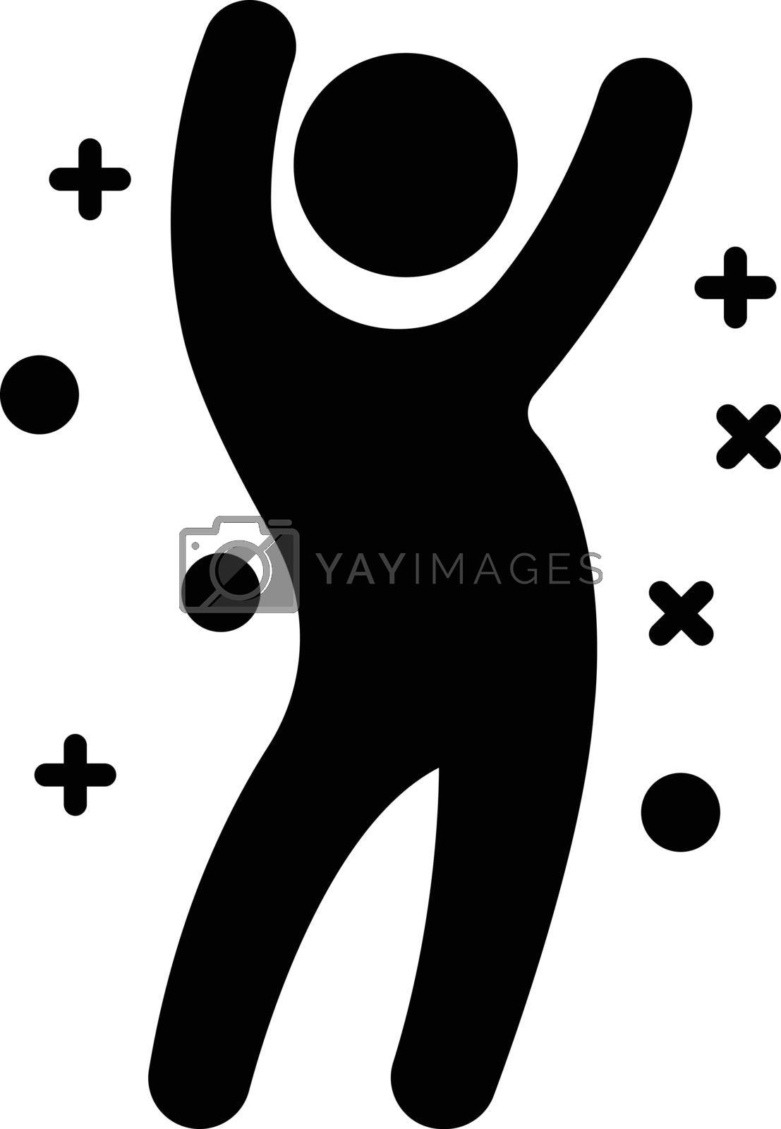 Royalty free image of dancing by vectorstall