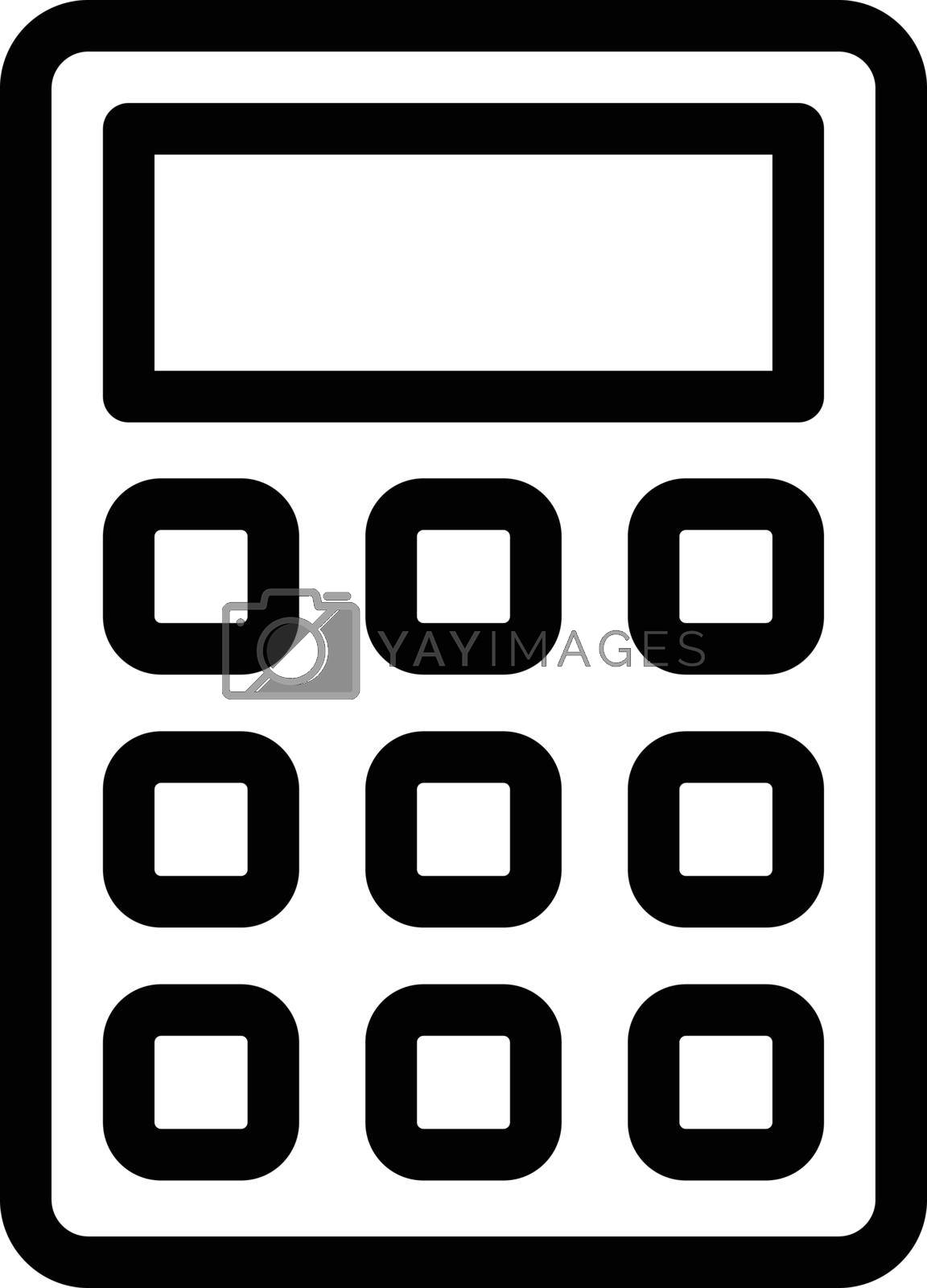 Royalty free image of calculator by vectorstall