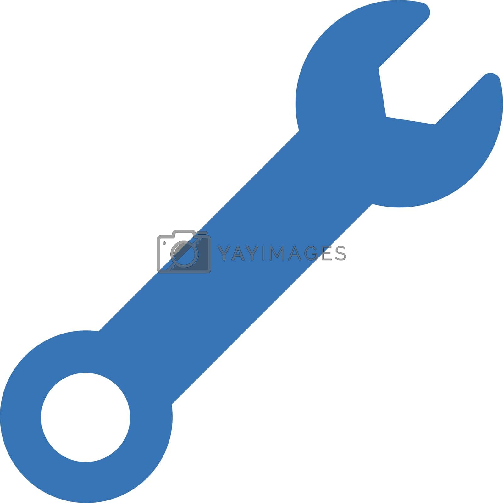 Royalty free image of wrench by vectorstall