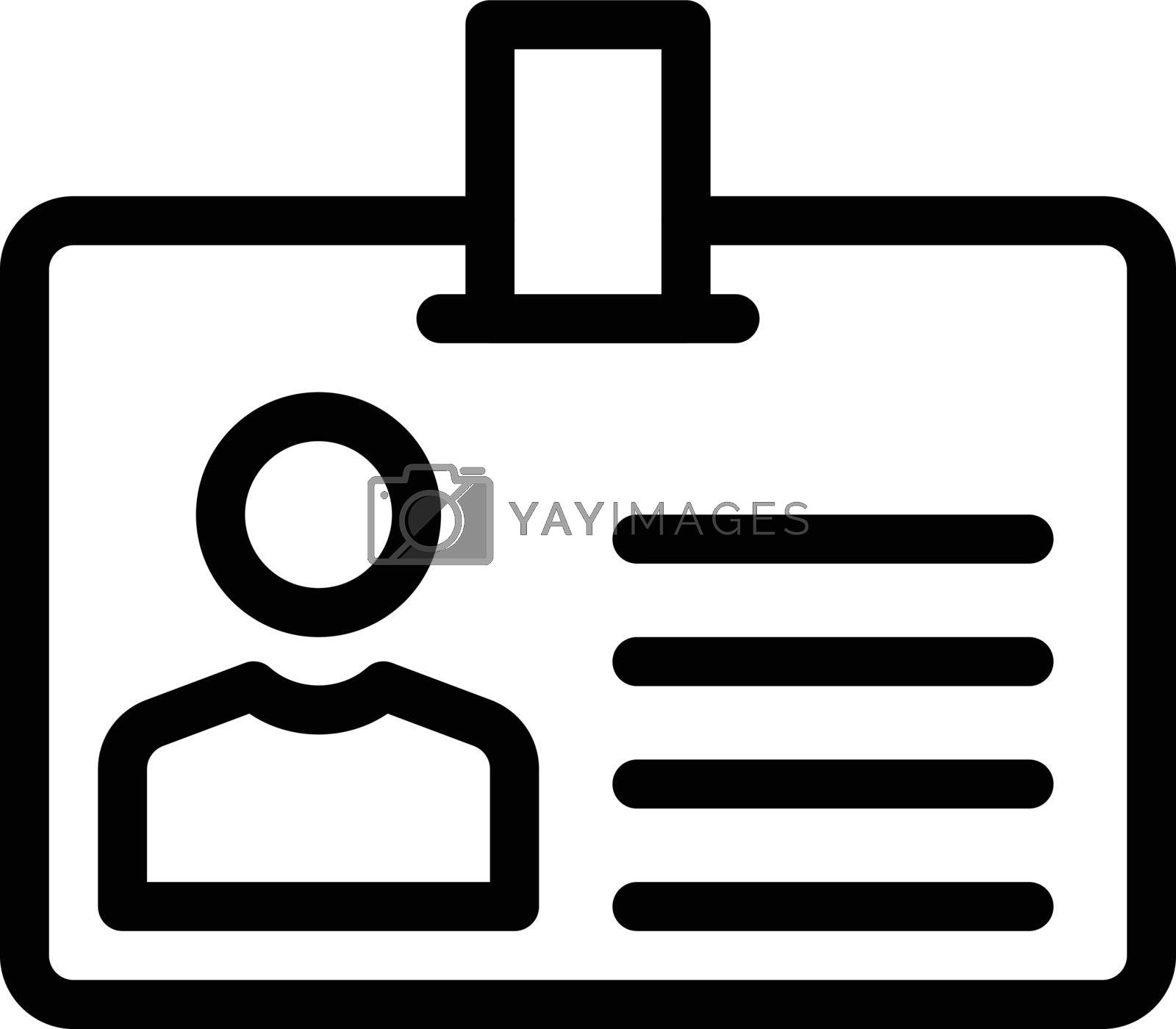 Royalty free image of id badge by vectorstall
