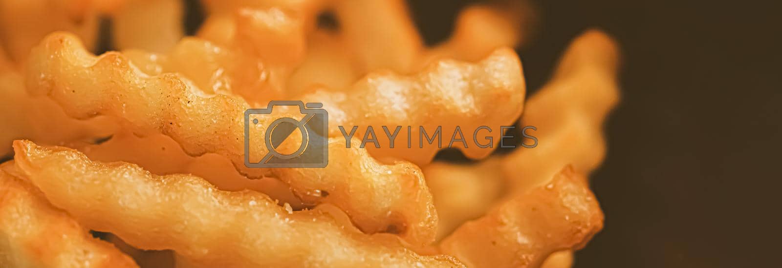 Royalty free image of Homemade french fries, comfort food by Anneleven