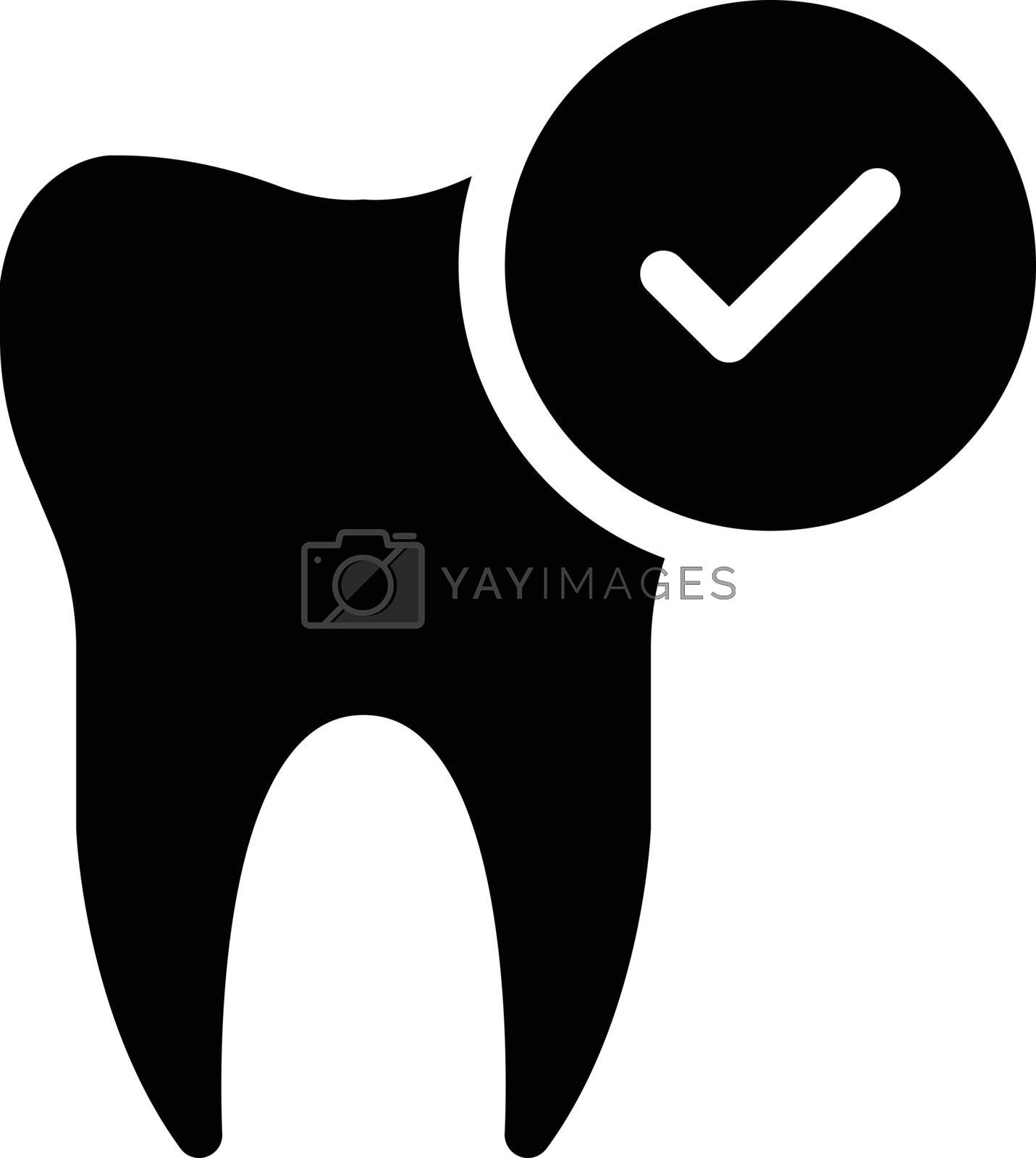 Royalty free image of teeth mark by vectorstall