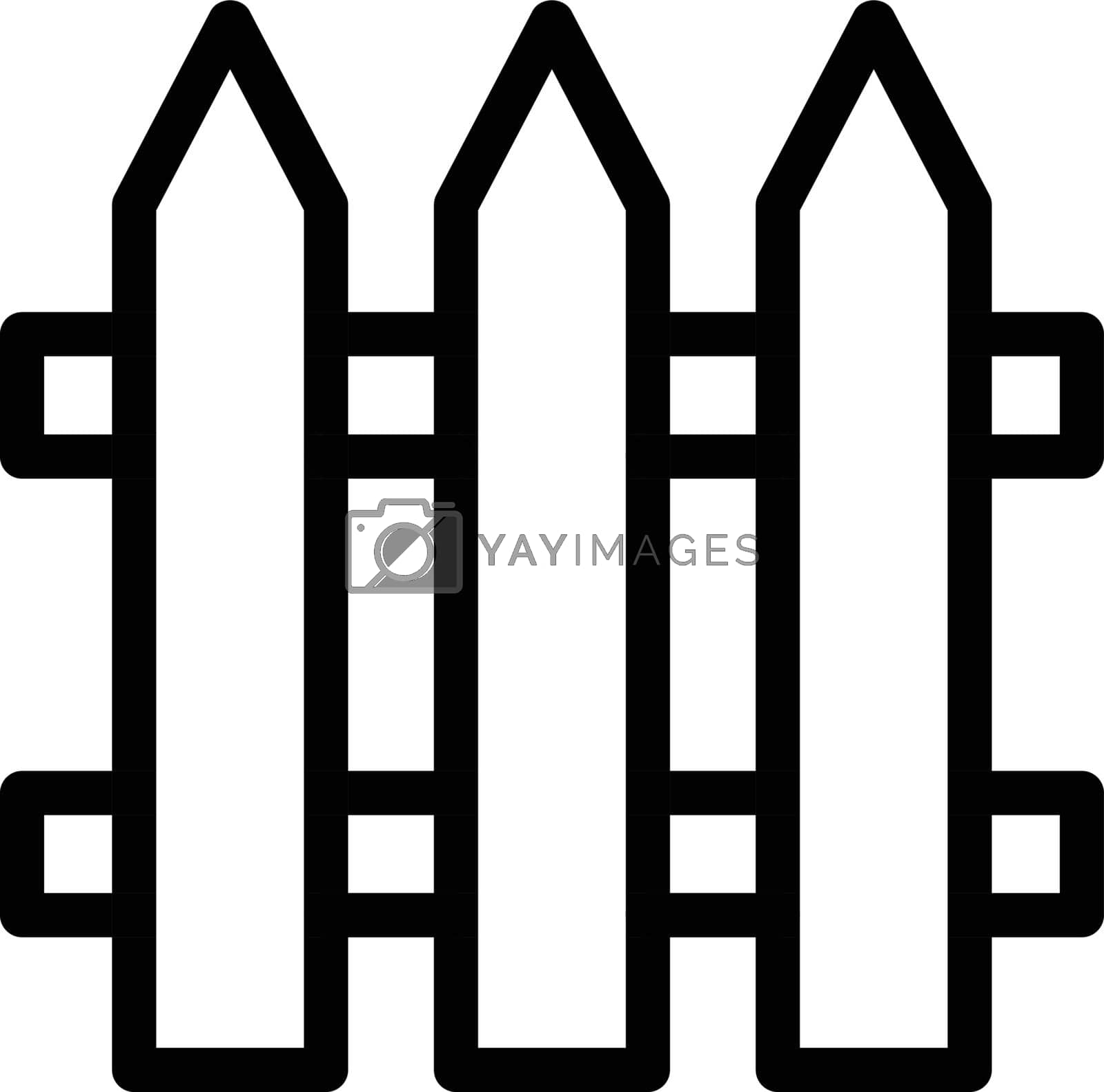 Royalty free image of fence by vectorstall