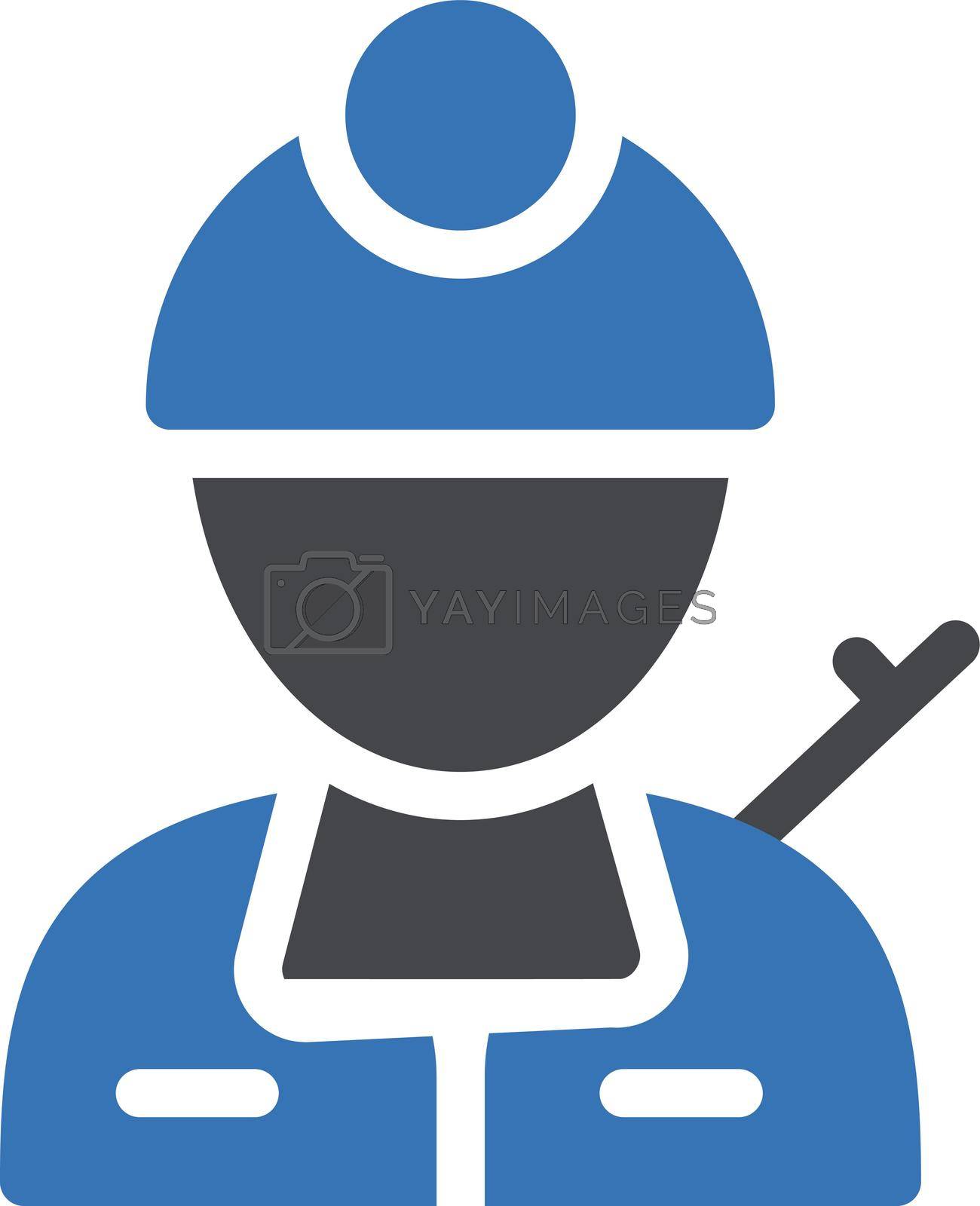 Royalty free image of worker by vectorstall