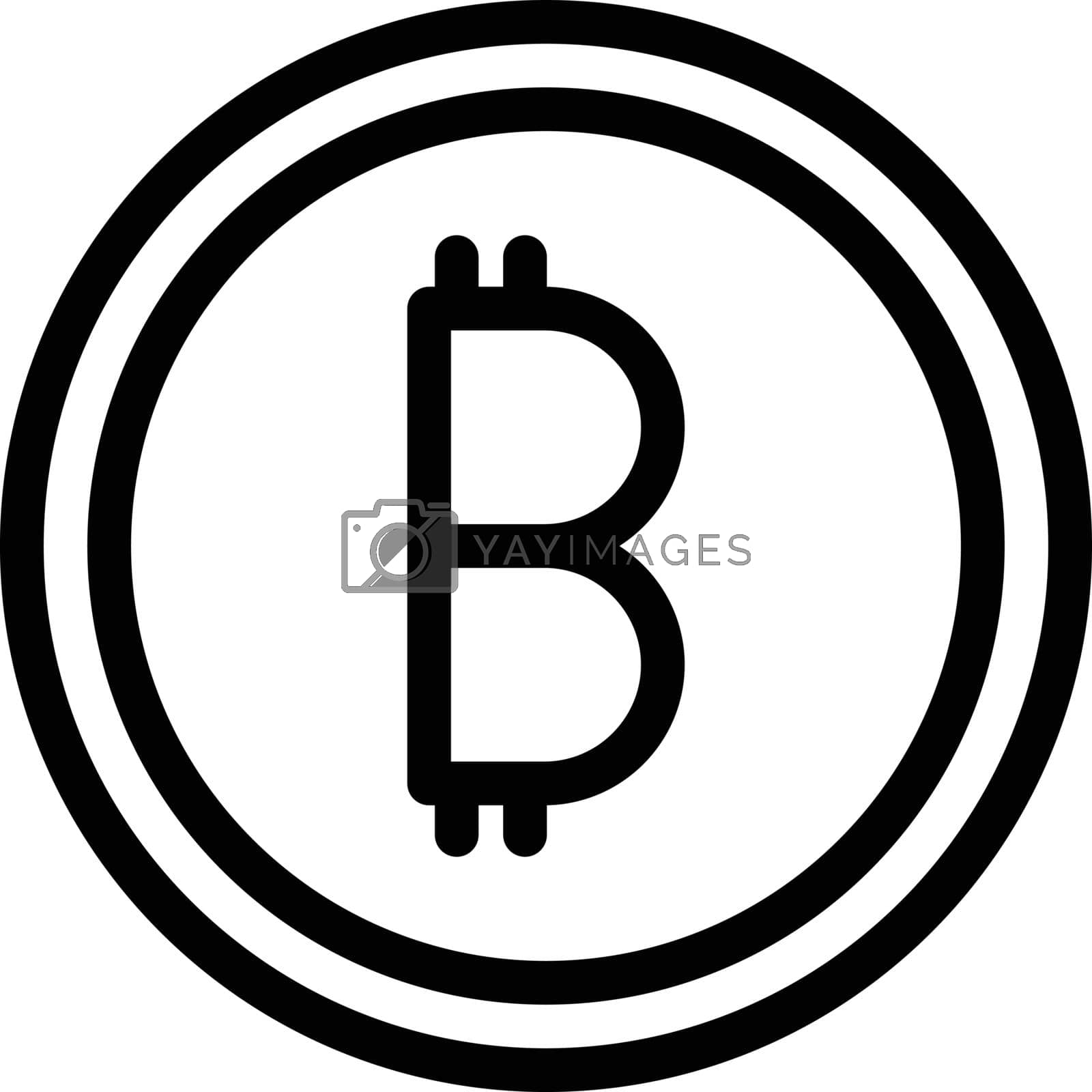 Royalty free image of bitcoin by vectorstall
