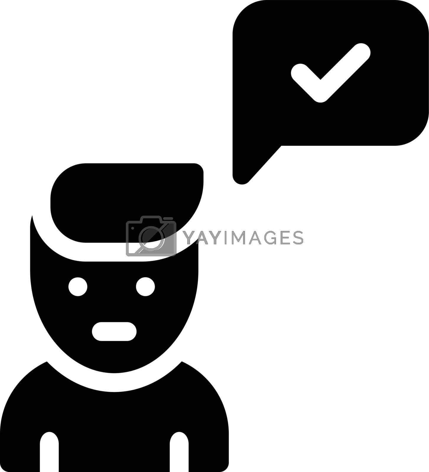 Royalty free image of mind tick by vectorstall