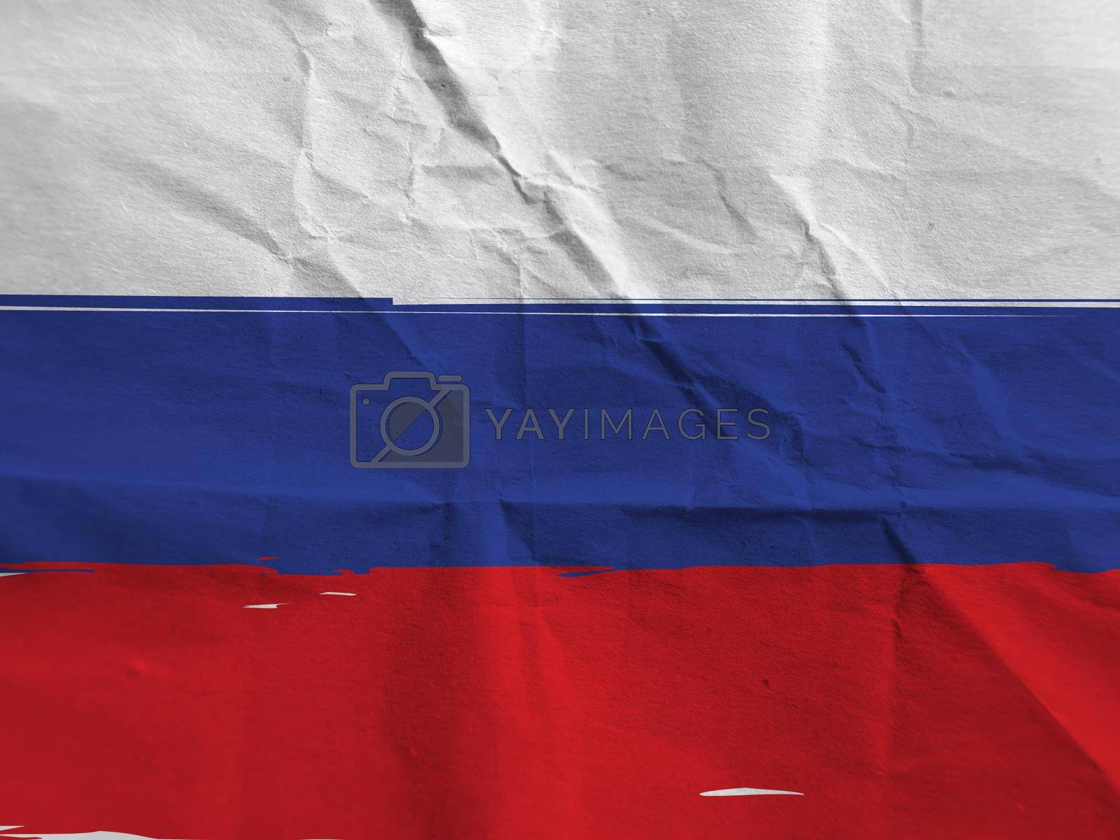 Royalty free image of Grunge RUSSIA flag by aroas