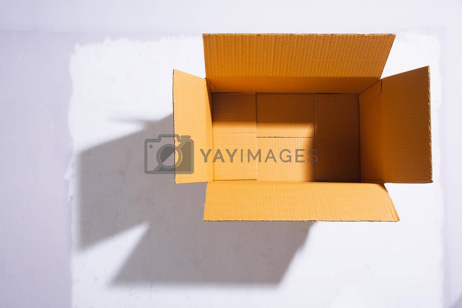 Royalty free image of Empty paper box by Wasant
