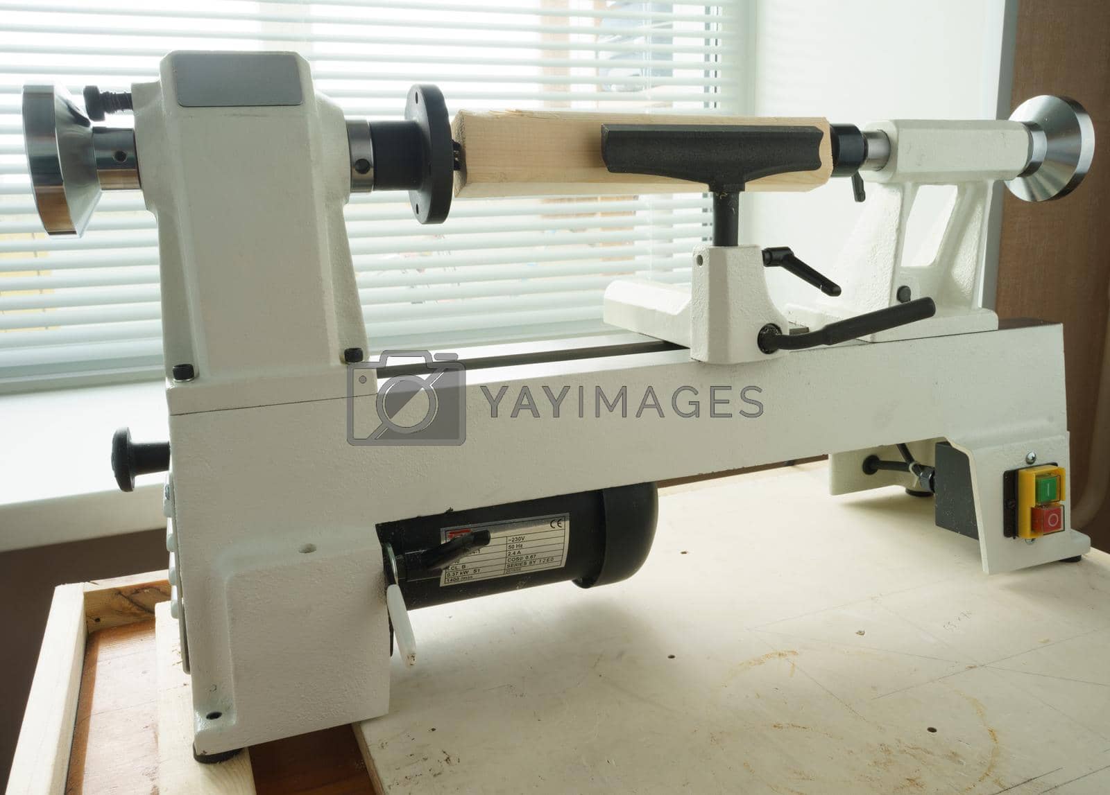 Royalty free image of Woodworking Machine by Supertooper