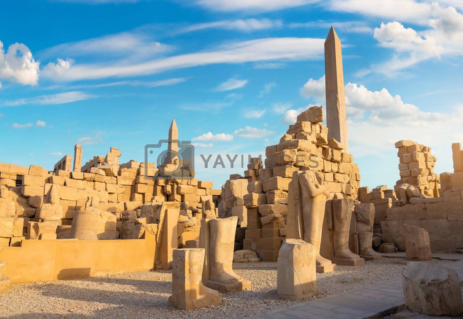 Royalty free image of Ruins and obelisks by Givaga