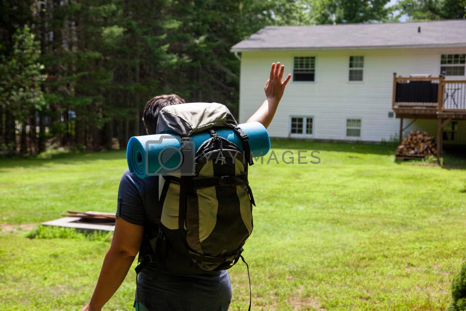 Royalty free image of going away on a solo camping trip by rustycanuck