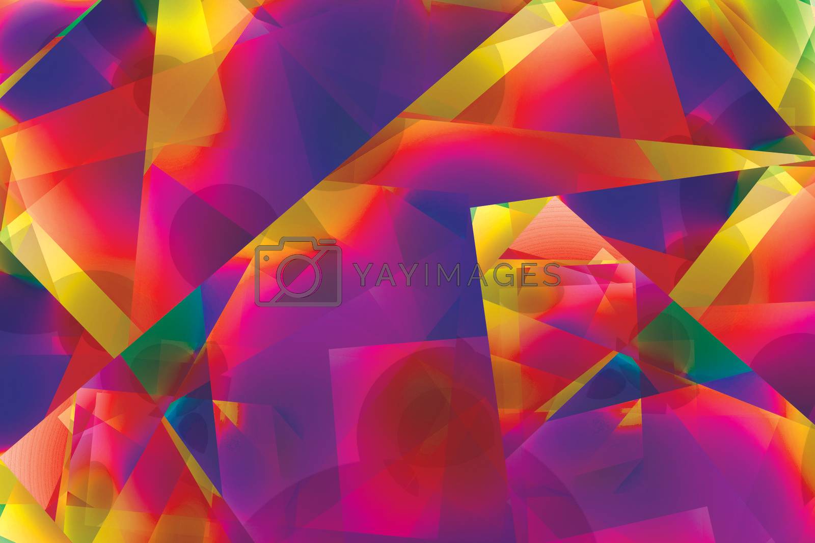 Royalty free image of Saturated rainbow abstract  by rustycanuck