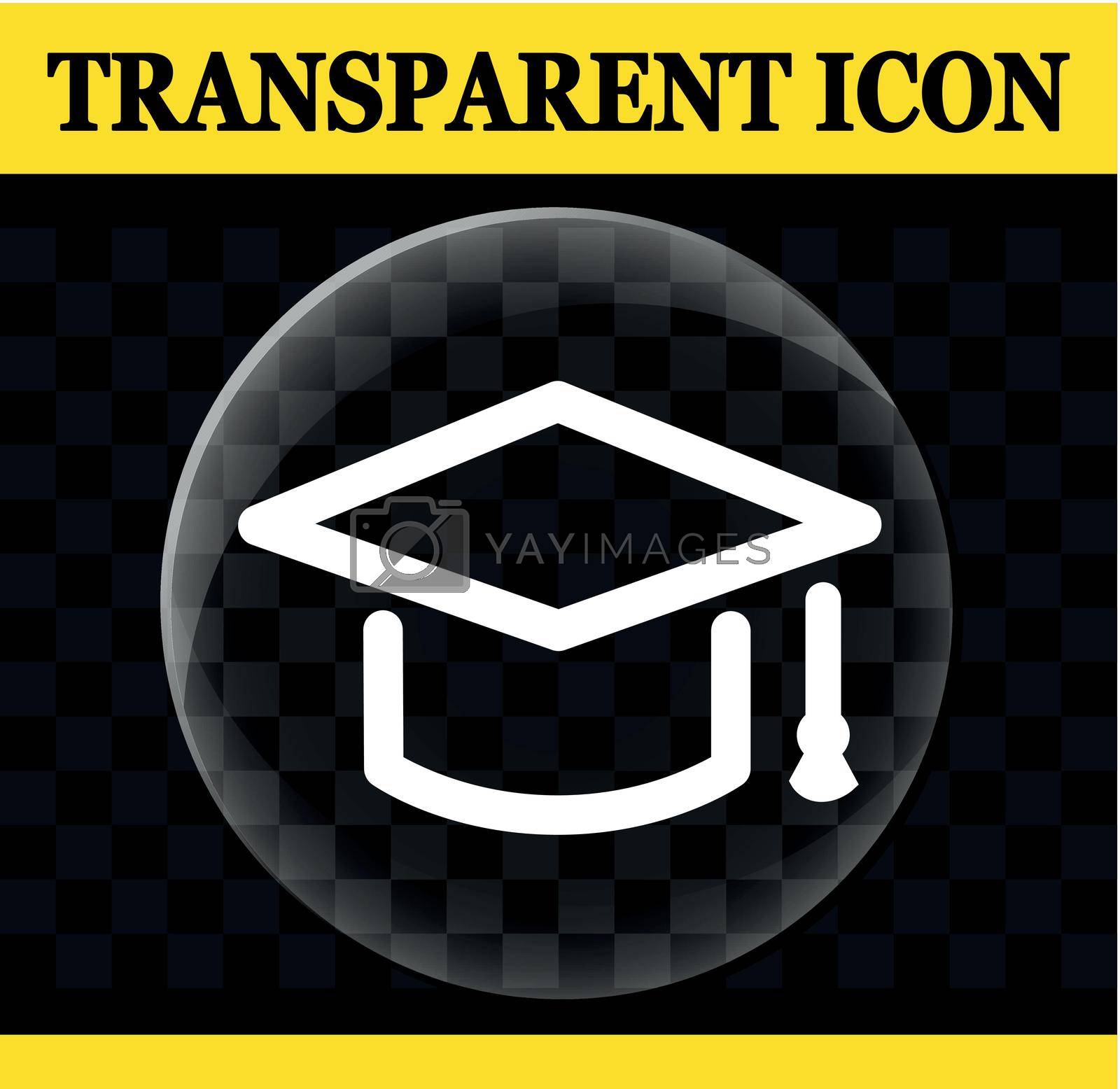 Illustration of education vector circle transparent icon