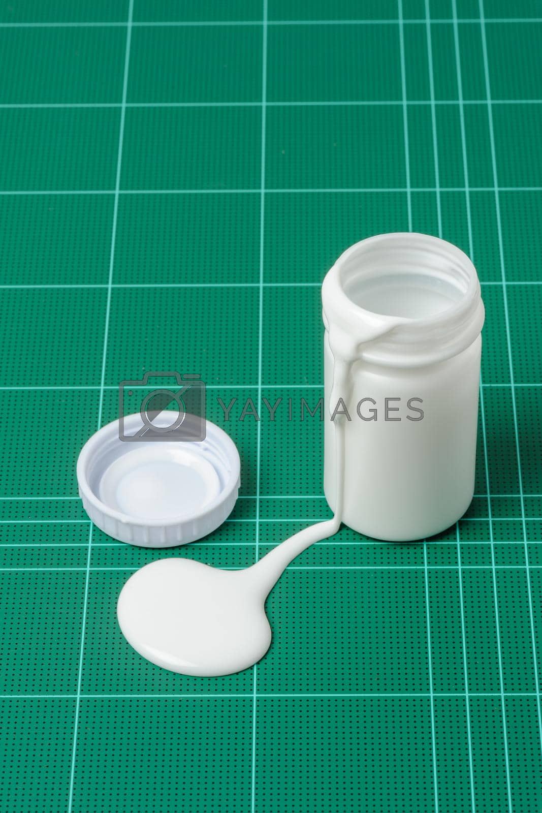 Royalty free image of wet latex adhesive by norgal