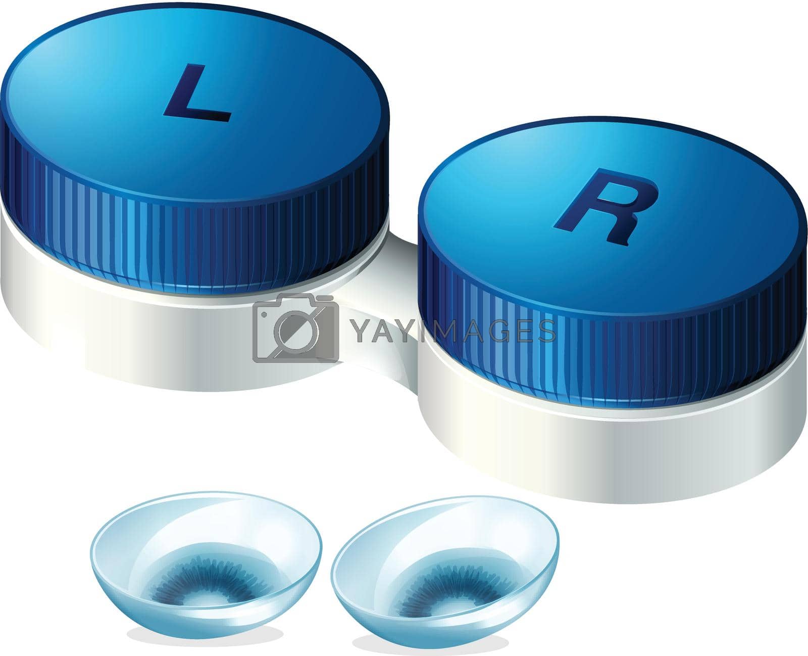 Royalty free image of Contact lens by iimages