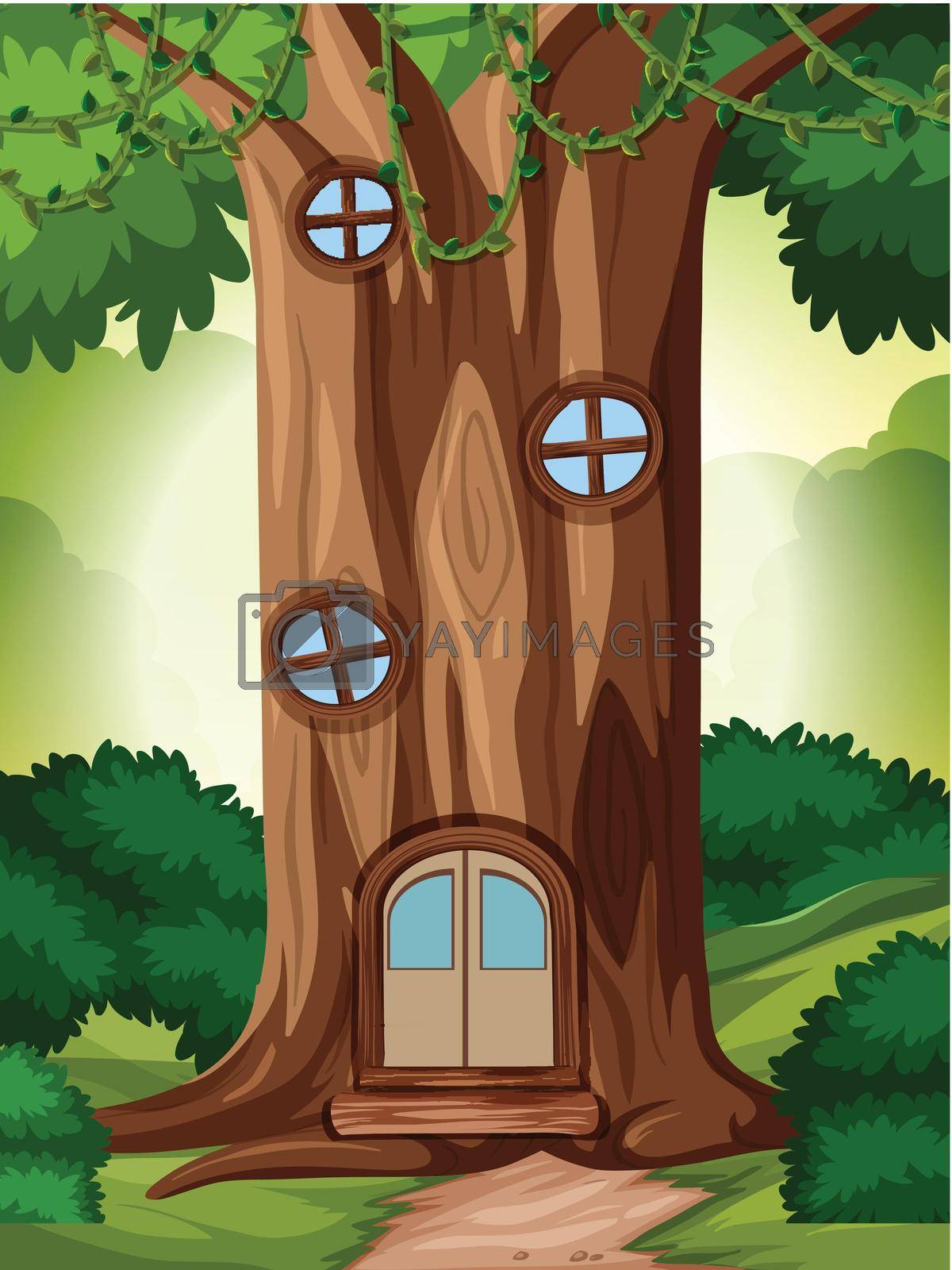 Royalty free image of A fairy tale house in nature by iimages
