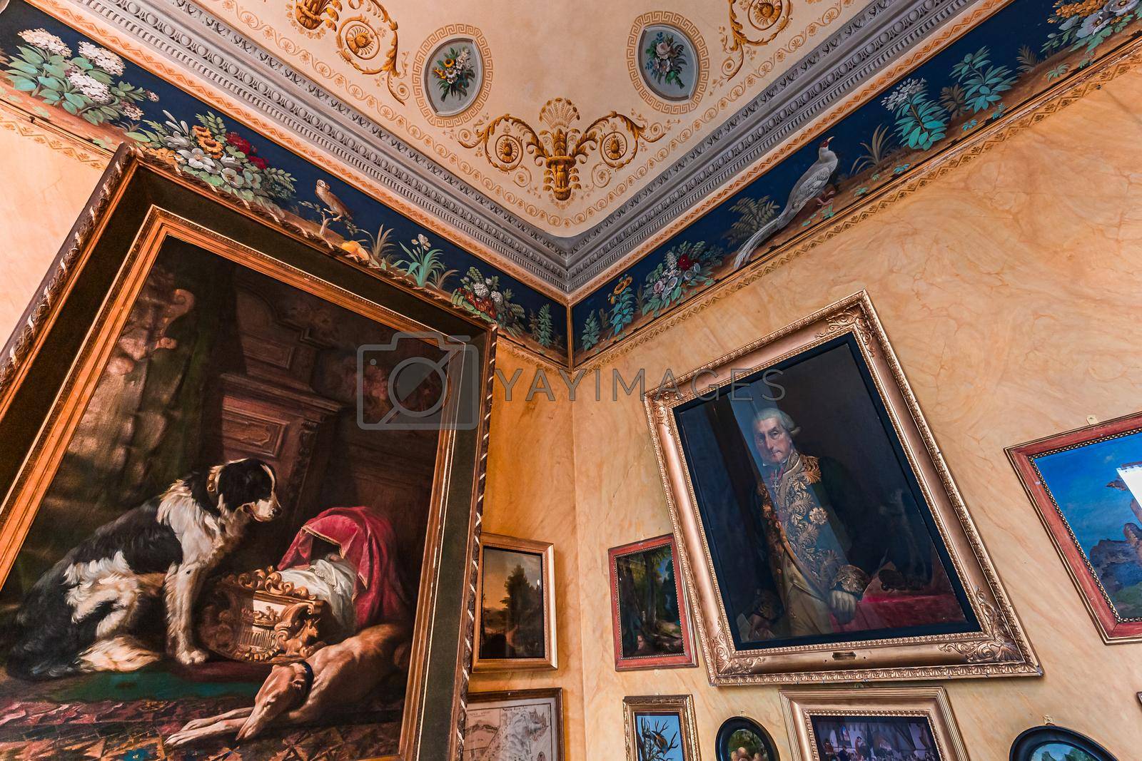 Royalty free image of interiors of palazzo Borromeo, lake maggiore, Stresa, italy by photogolfer