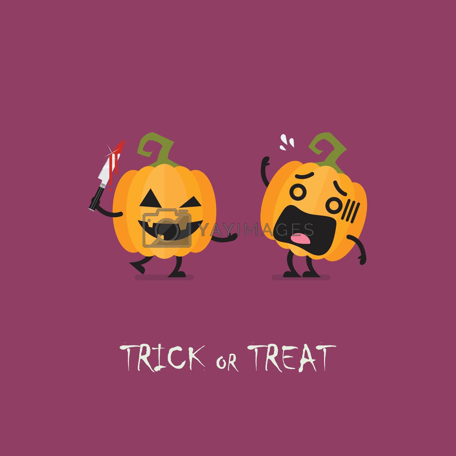 Royalty free image of Trick or Treat by siraanamwong