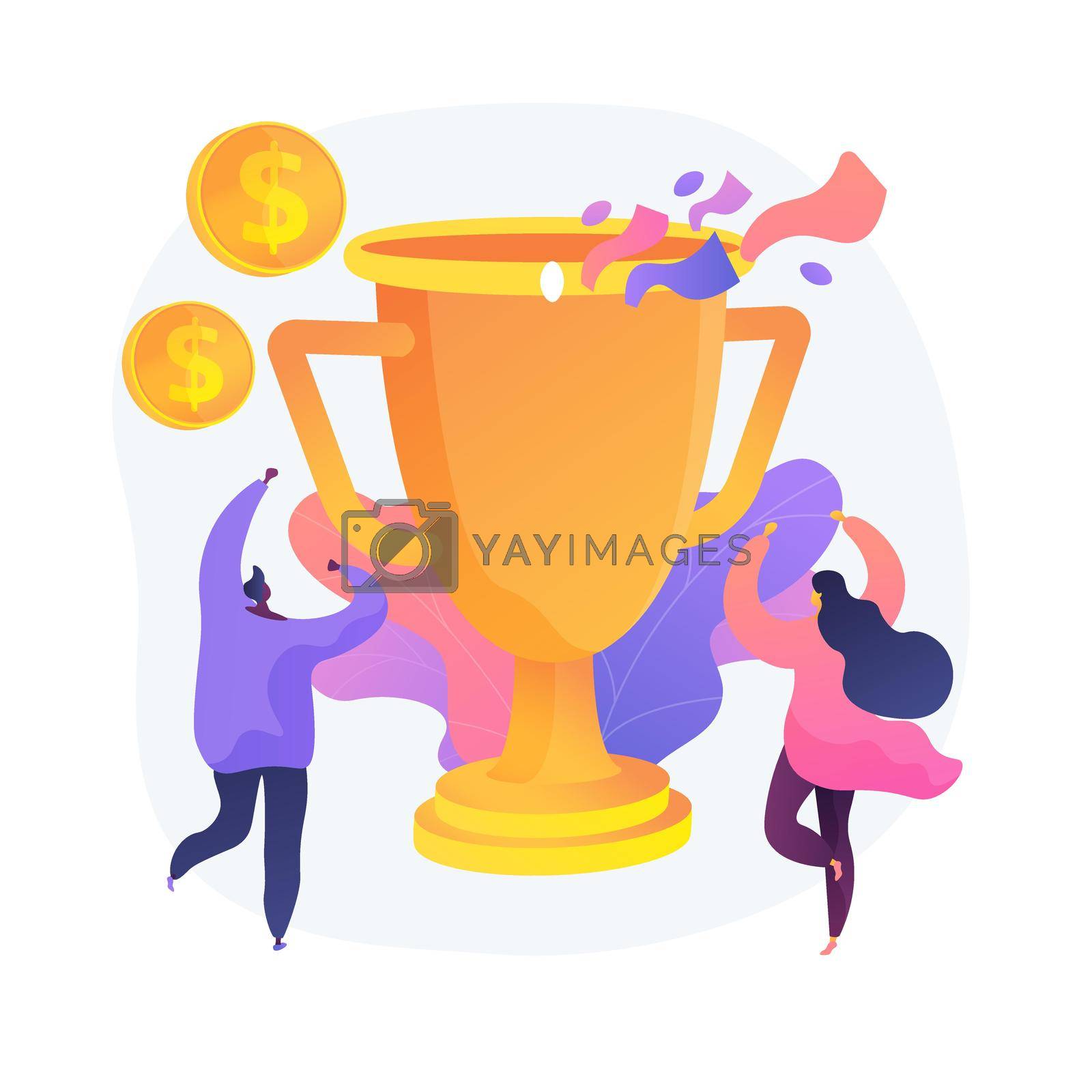 Royalty free image of Money prize vector concept metaphor. by vectorart