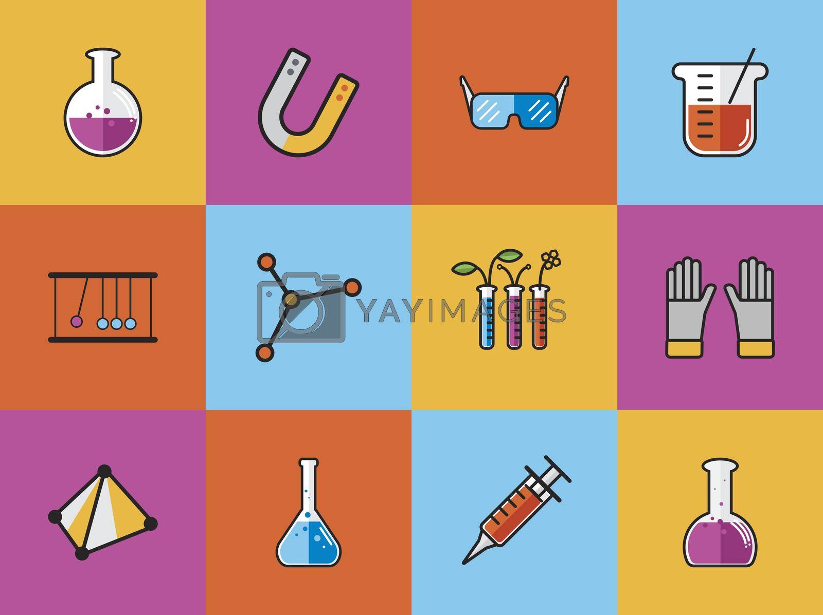 Royalty free image of Collection of chemistry vectors by vectorart