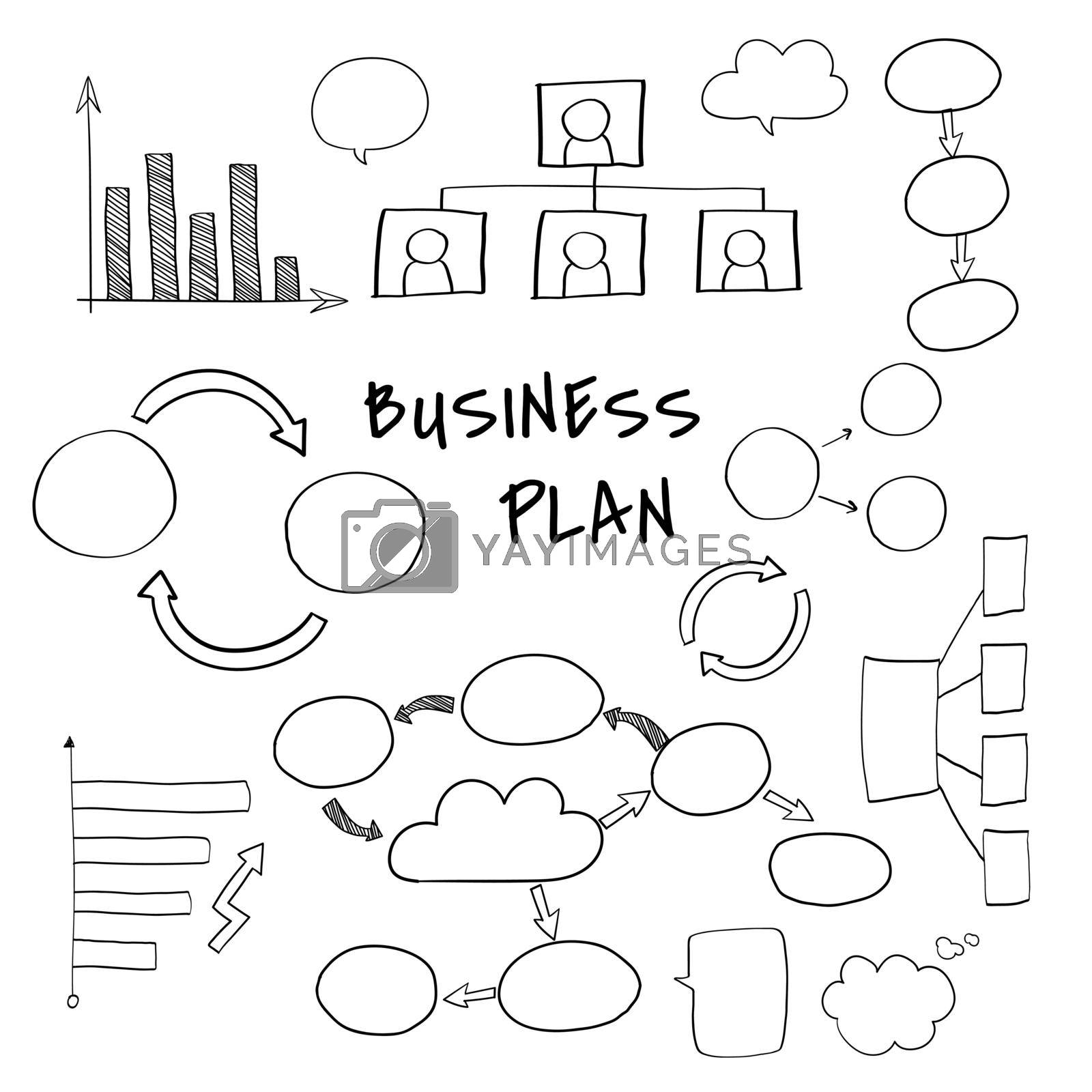 Royalty free image of Planning a new business by vectorart