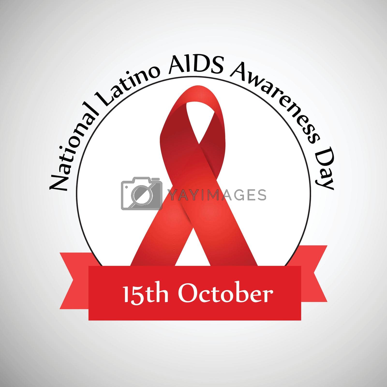 Royalty free image of National Latino AIDS Awareness Day Background by vectorworld