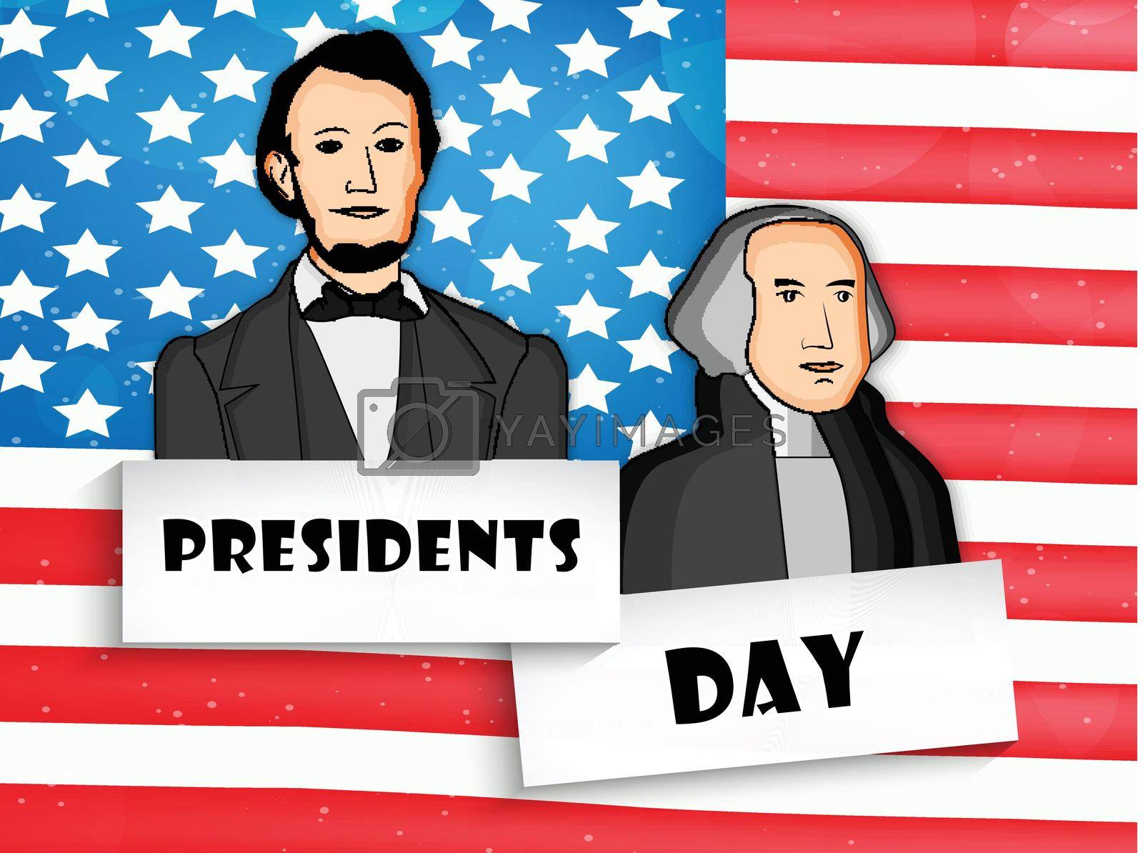 Royalty free image of USA Presidents Day background by vectorworld