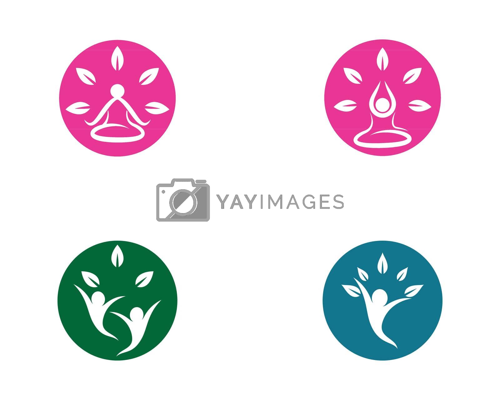 Royalty free image of Wellnes symbol vector icon by Fat17