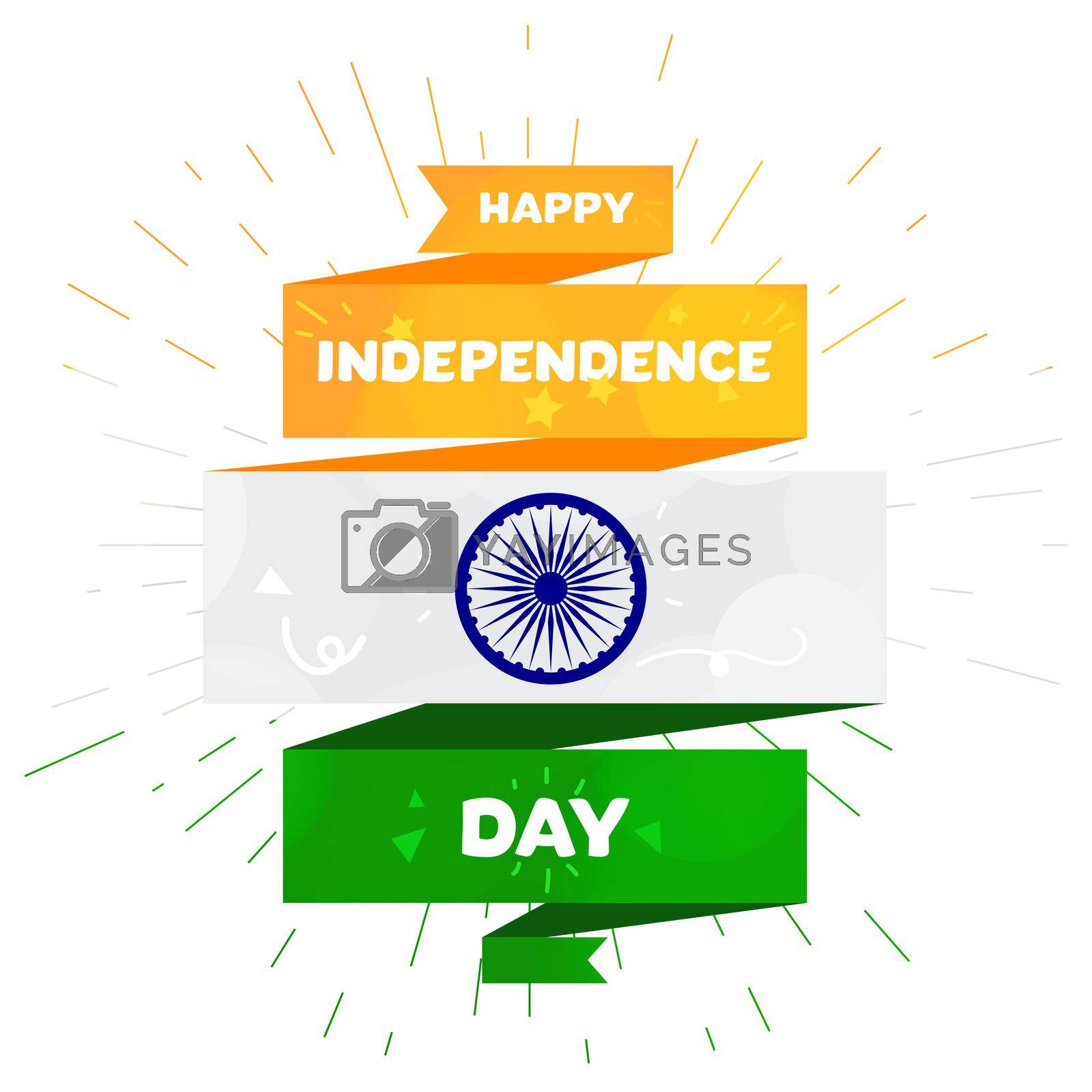 Royalty free image of Happy Independence day by barsrsind