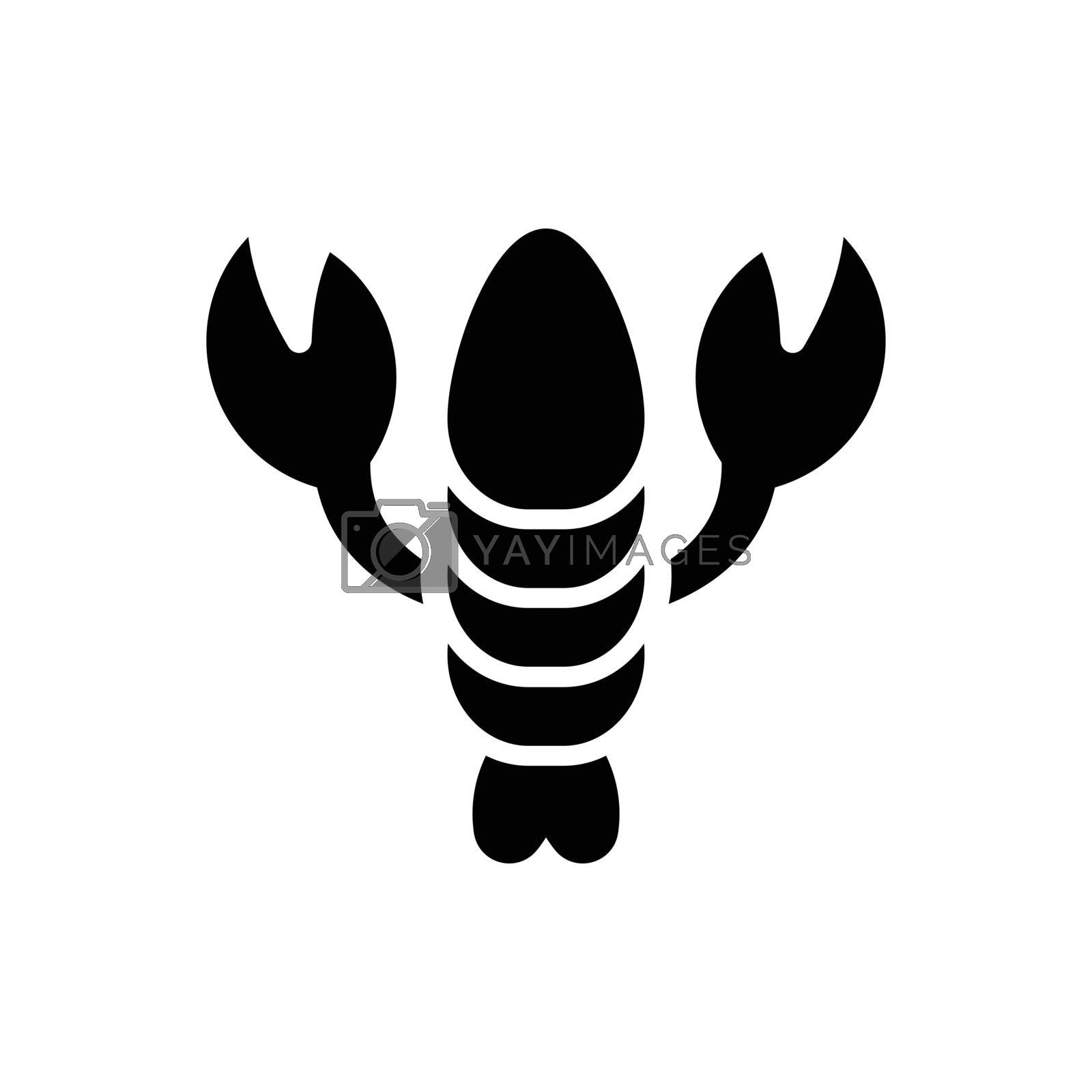 Royalty free image of Lobster icon by delwar018