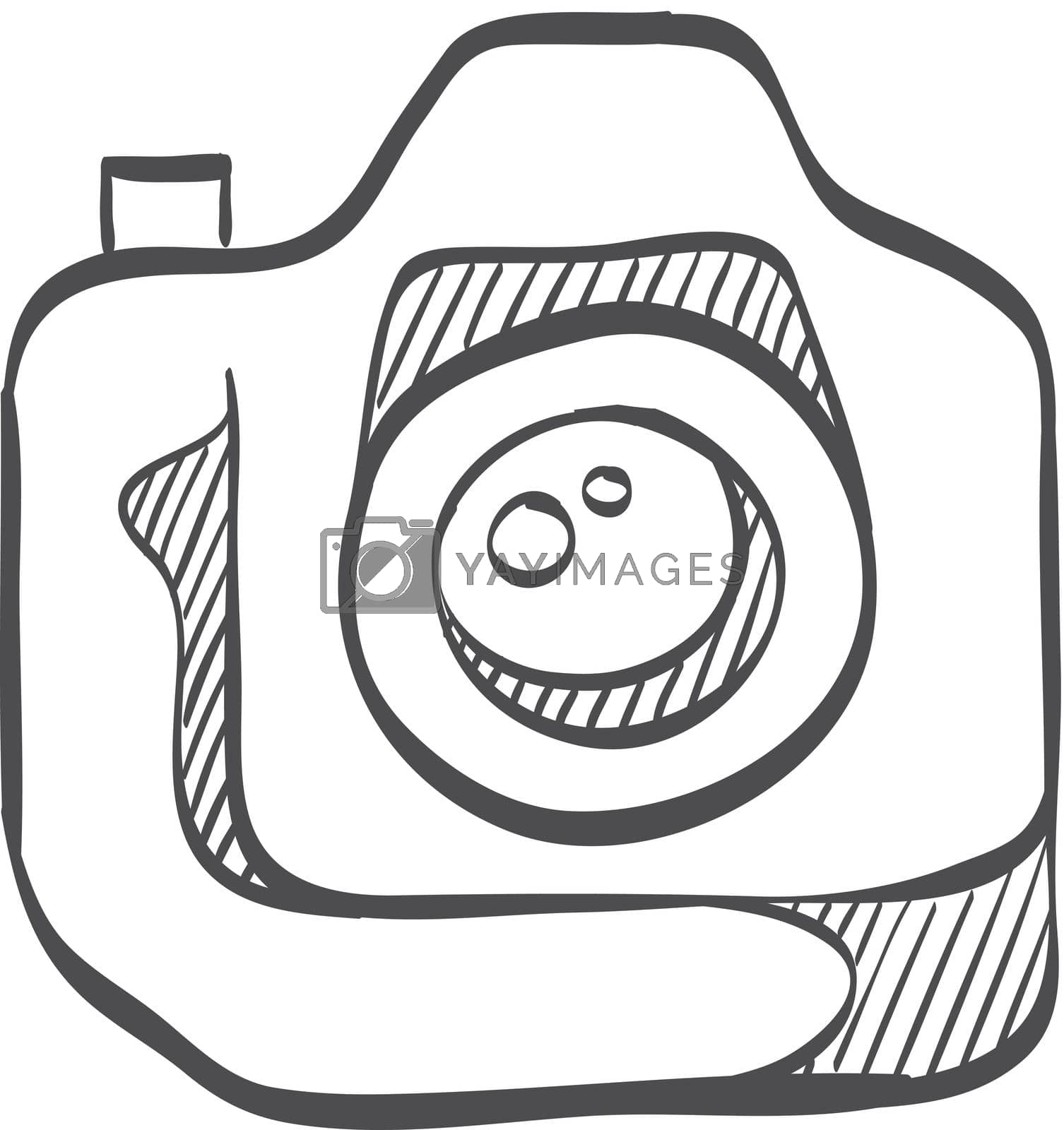 Royalty free image of Sketch icon - Camera by puruan