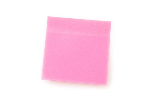 Pink adhesive note 