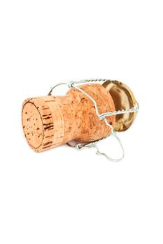 Cork with iron wire