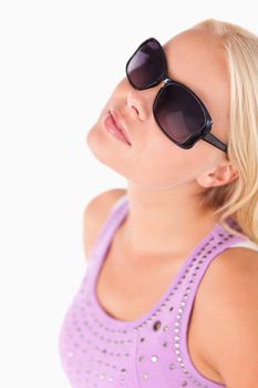 Charming lady with sunglasses