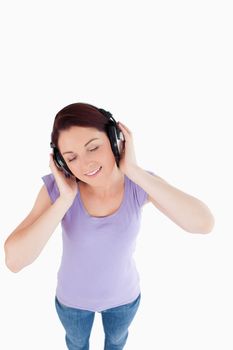 Charming Woman with headphones