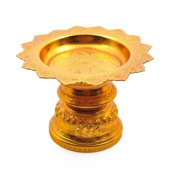 tray with pedestal