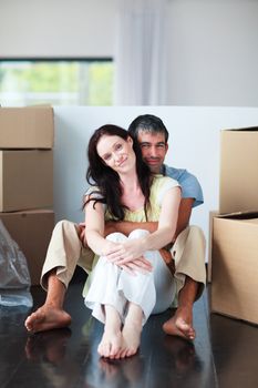 Couple moving house