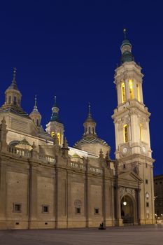 The Pilar basilica, Zaragoza, Spain