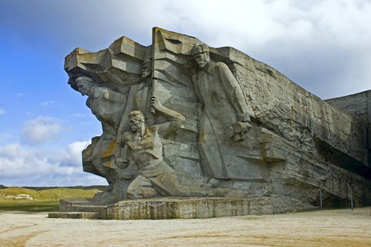 Monument at the Ajimushkay stone quarries