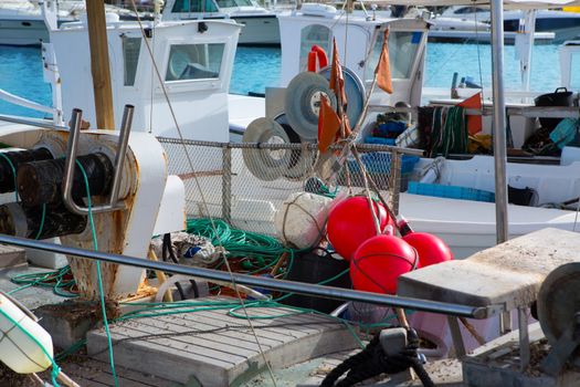 Balearic islands professional fisher boats