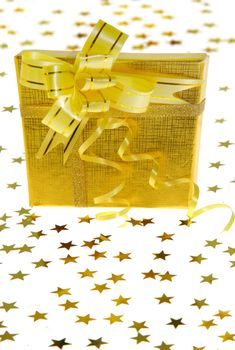 Gift box with stars
