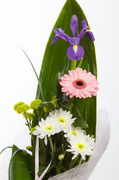 fresh flower bouquet with gerber