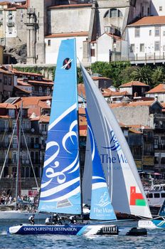 The Wave - Muscat compete in the Extreme Sailing Series