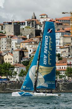 Oman Air compete in the Extreme Sailing Series