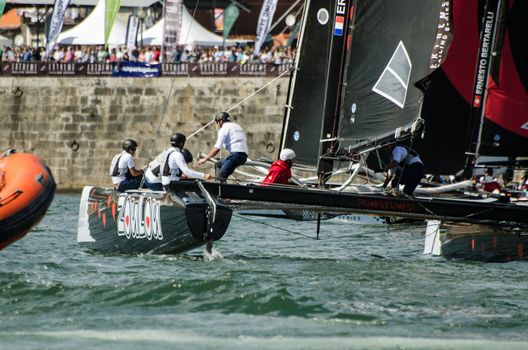 ZouLou compete in the Extreme Sailing Series