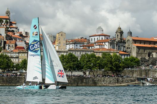 GAC Pindar compete in the Extreme Sailing Series