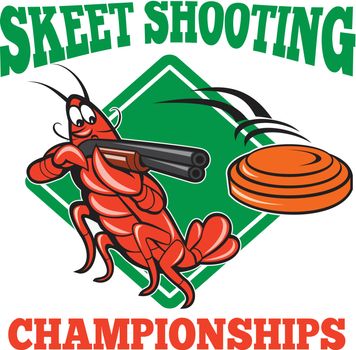 Crayfish Lobster Target Skeet Shooting