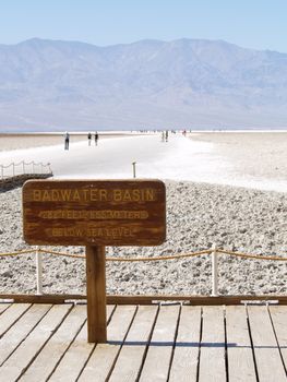 Badwater Basin  in Death Valley National Park
